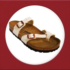Birkenstock Mayari 36 230 L5 Pearl‎ White sandals US 5.5